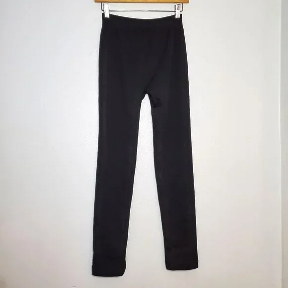 Connection 18 Women's Black Fleece Seamless Leggings Size 1X - Picture 3 of 7